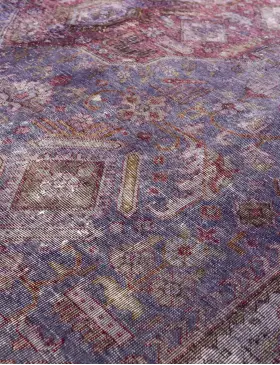 Lila Persien Persischer Vintage Teppich 233 x 210 cm - view 3