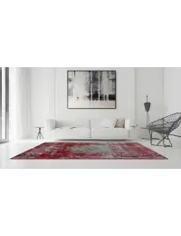 Röda Persien Vintage matta  270 x 189 cm