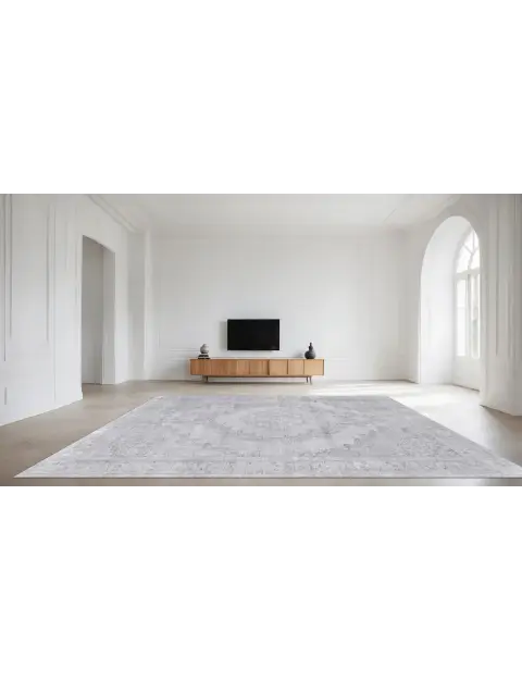 Grau Persien Vintage Teppich  356 x 289 cm