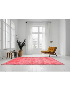 Rosa Persien Persisk vintage matta  293 x 193 cm