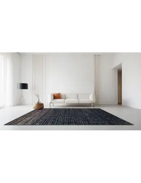 Nero India Taj Wool & Seta  242 x 172 cm