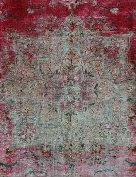 Röda Persien Vintage matta  270 x 189 cm