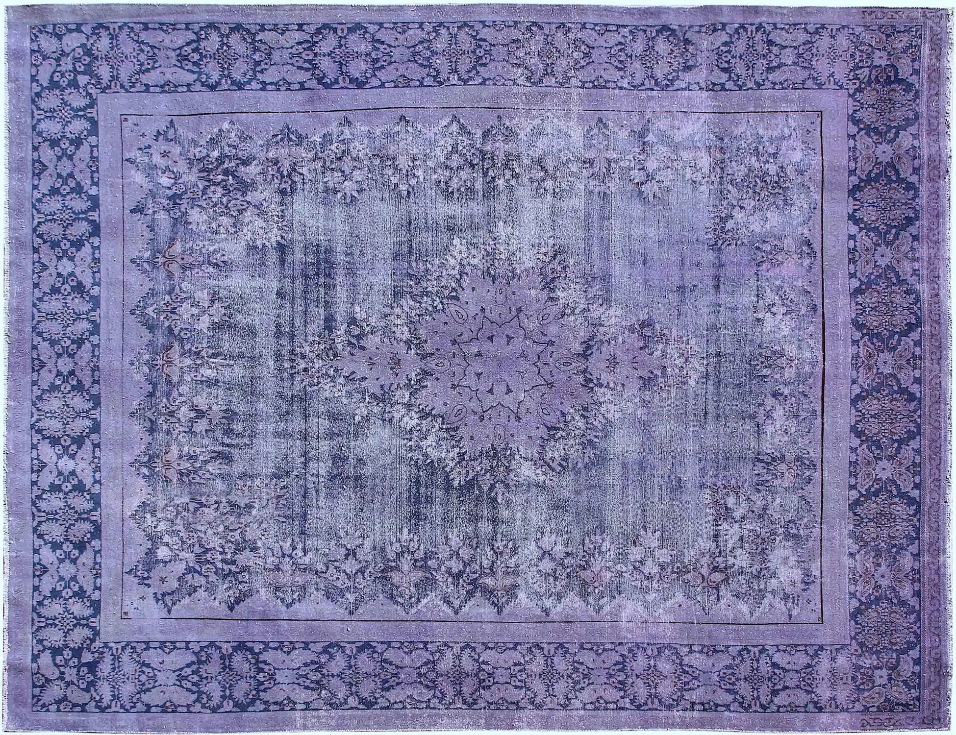Sininen Persia Vintage Heritage  387 x 294 cm - Ainutlaatuinen käsintehty matto