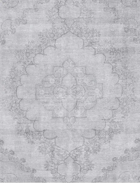 Grau Persien Vintage Teppich  356 x 289 cm