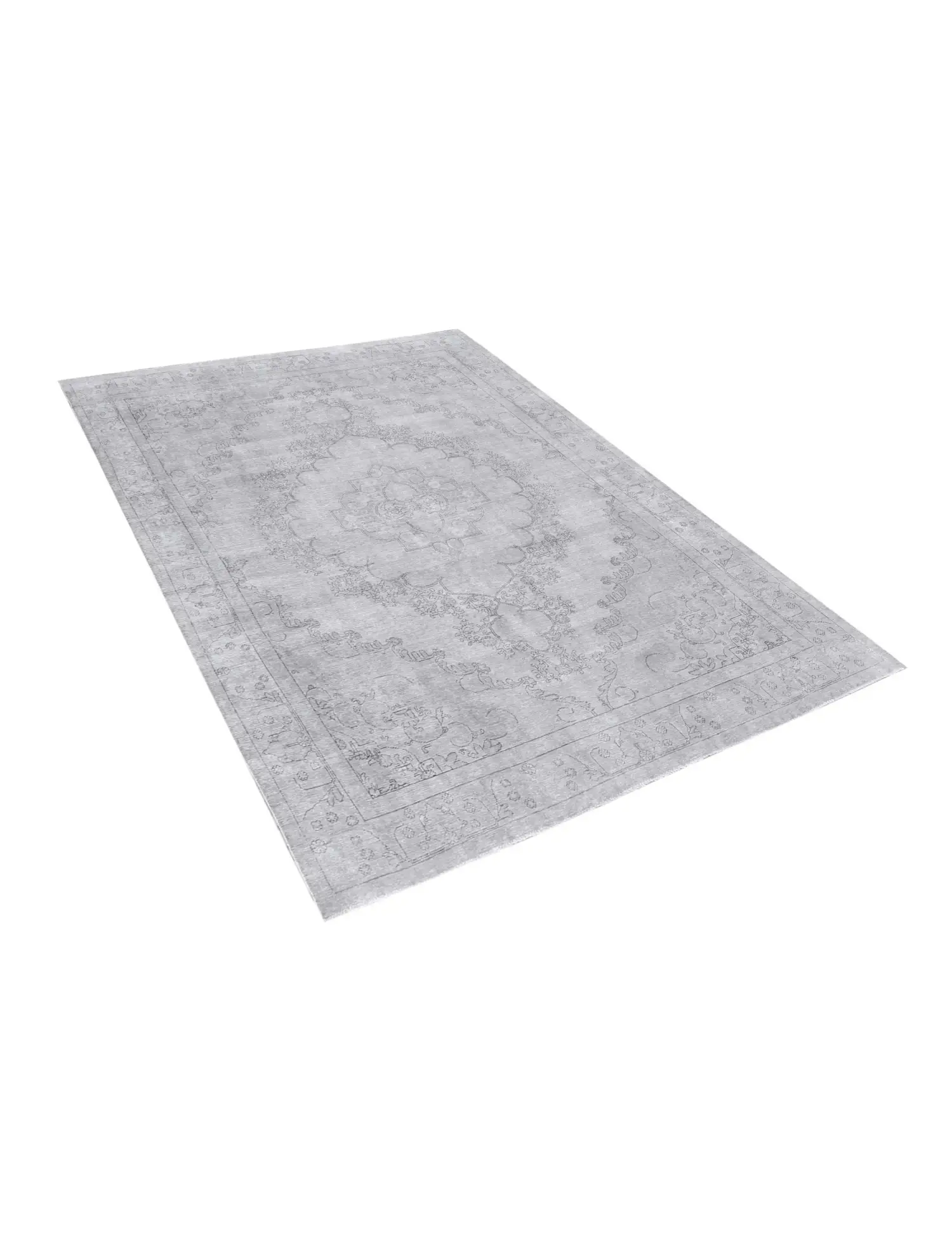 Grey Persia Vintage Carpet  356 x 289 cm - Unique Handmade Carpet