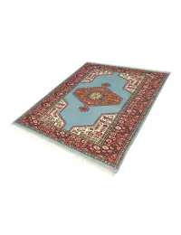 Blå Persien Persisk matta  198 x 132 cm