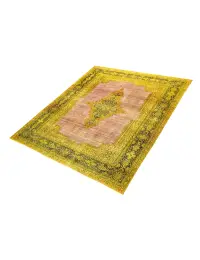 Gelb Persien Persischer Vintage Teppich  370 x 265 cm