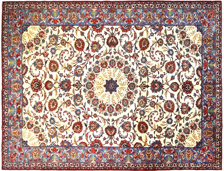 Beige Persien Kashan Patina  405 x 286 cm