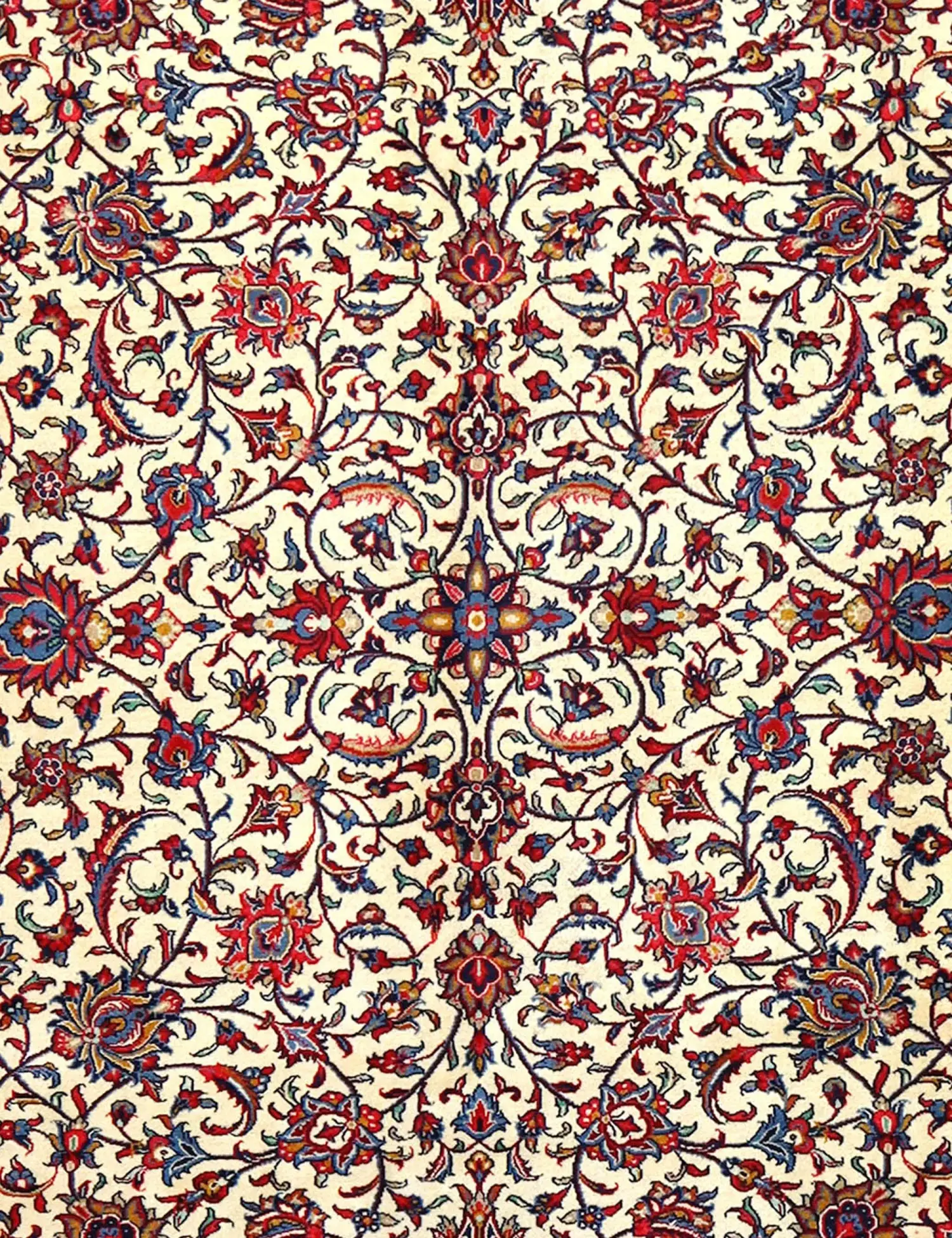 Beige Perzië Sarouk Patina  338 x 243 cm - Uniek handgemaakt tapijt