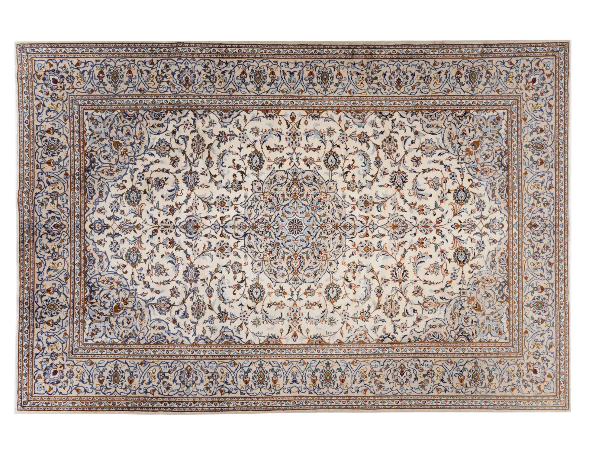 Beige Persien Ardekan  375 x 240 cm - Einzigartiger handgefertigter Teppich
