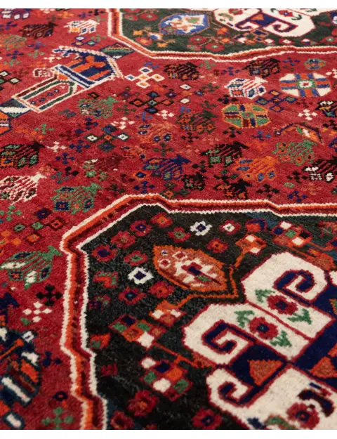 Rood Perzië Shiraz  194 x 140 cm