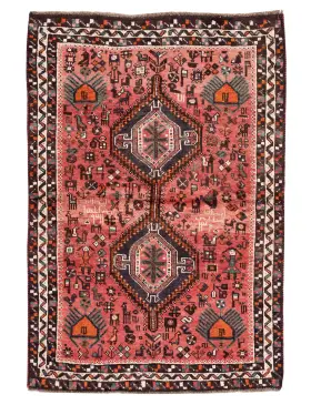 Rød Persia Shiraz  135 x 105 cm