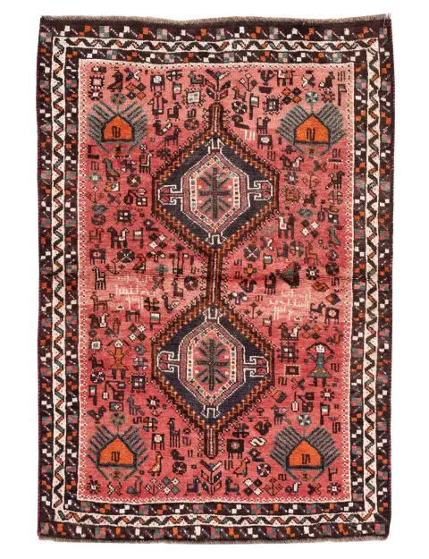 Röda Persien Shiraz  135 x 105 cm