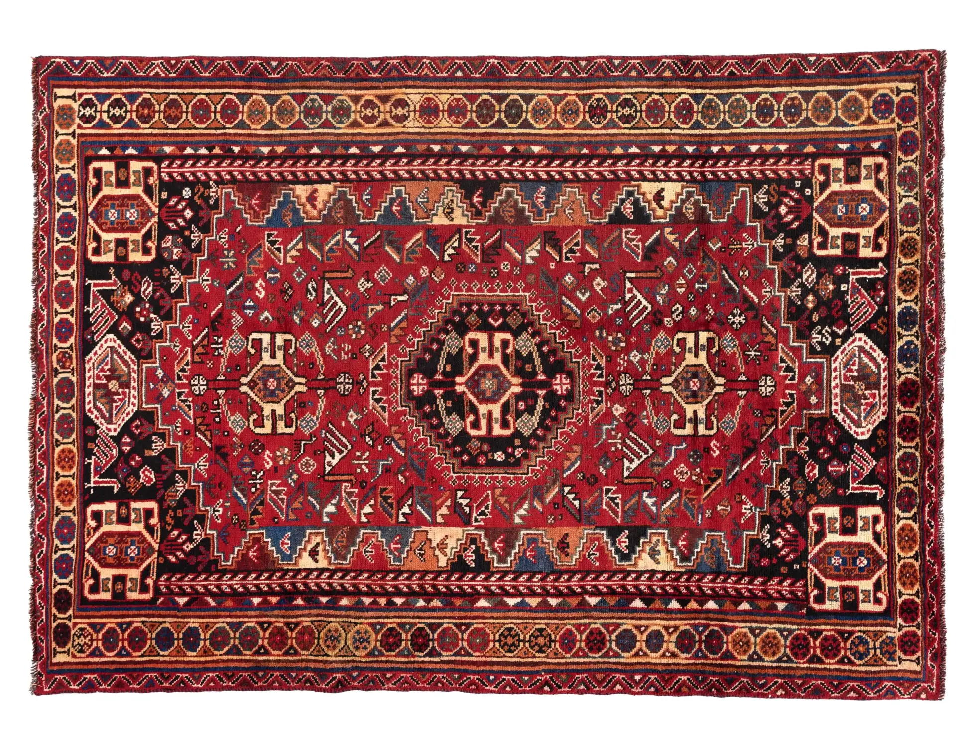 Punainen Persia Shiraz  255 x 170 cm - Ainutlaatuinen käsintehty matto