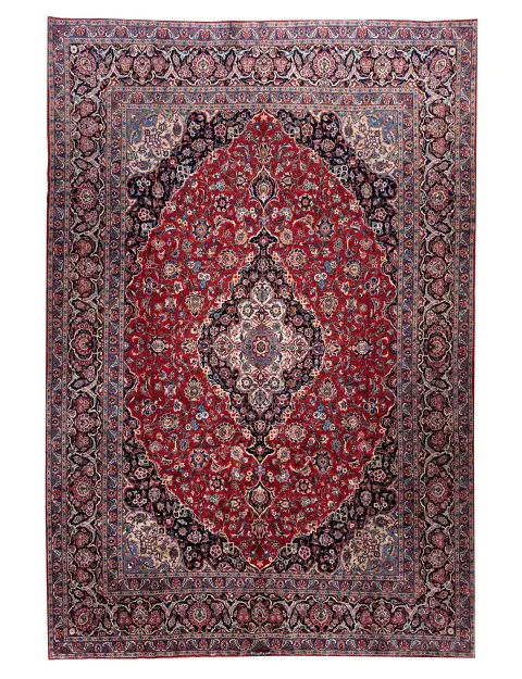 Rot Persien Keshan  420 x 300 cm