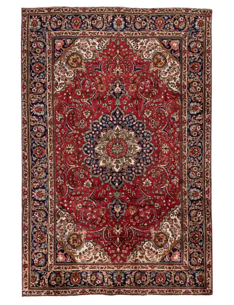 Rot Persien Tabriz  296 x 196 cm