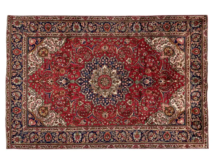 Röda Persien Tabriz  296 x 196 cm