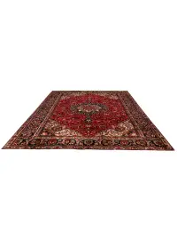 Röda Persien Tabriz  296 x 196 cm