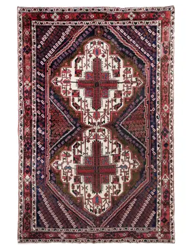 Röda Persien Shahrbabak  200 x 142 cm