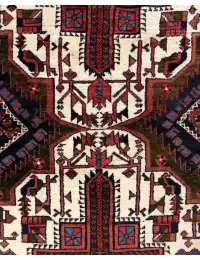 Röda Persien Shahrbabak  200 x 142 cm