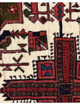 Röda Persien Shahrbabak  200 x 142 cm