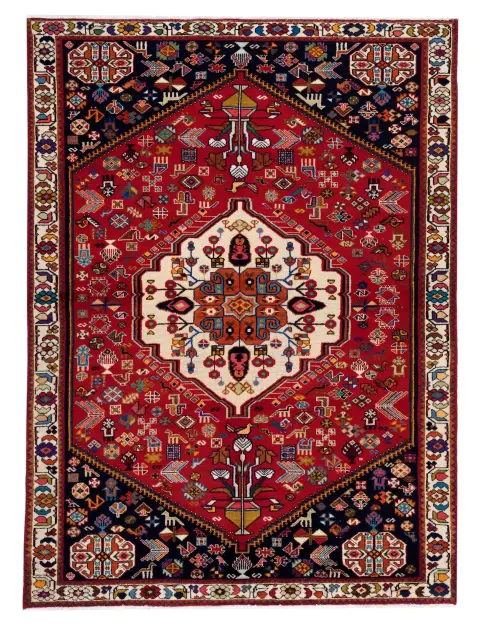 Rood Perzië Shiraz  206 x 137 cm