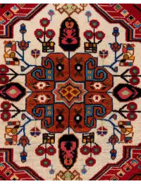 Röda Persien Shiraz  206 x 137 cm