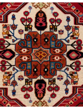 Röda Persien Shiraz  206 x 137 cm