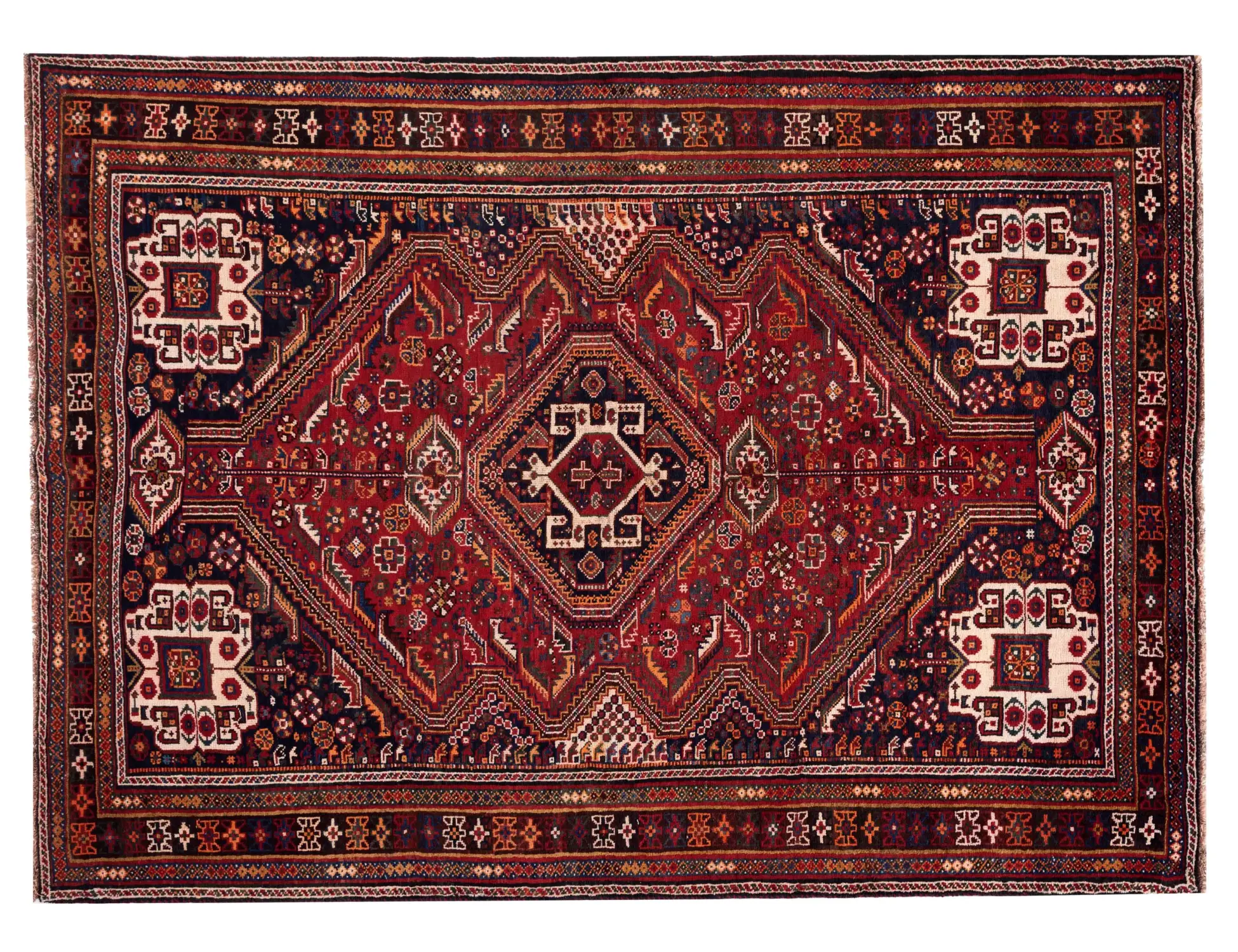 Punainen Persia Shiraz  274 x 164 cm - Ainutlaatuinen käsintehty matto