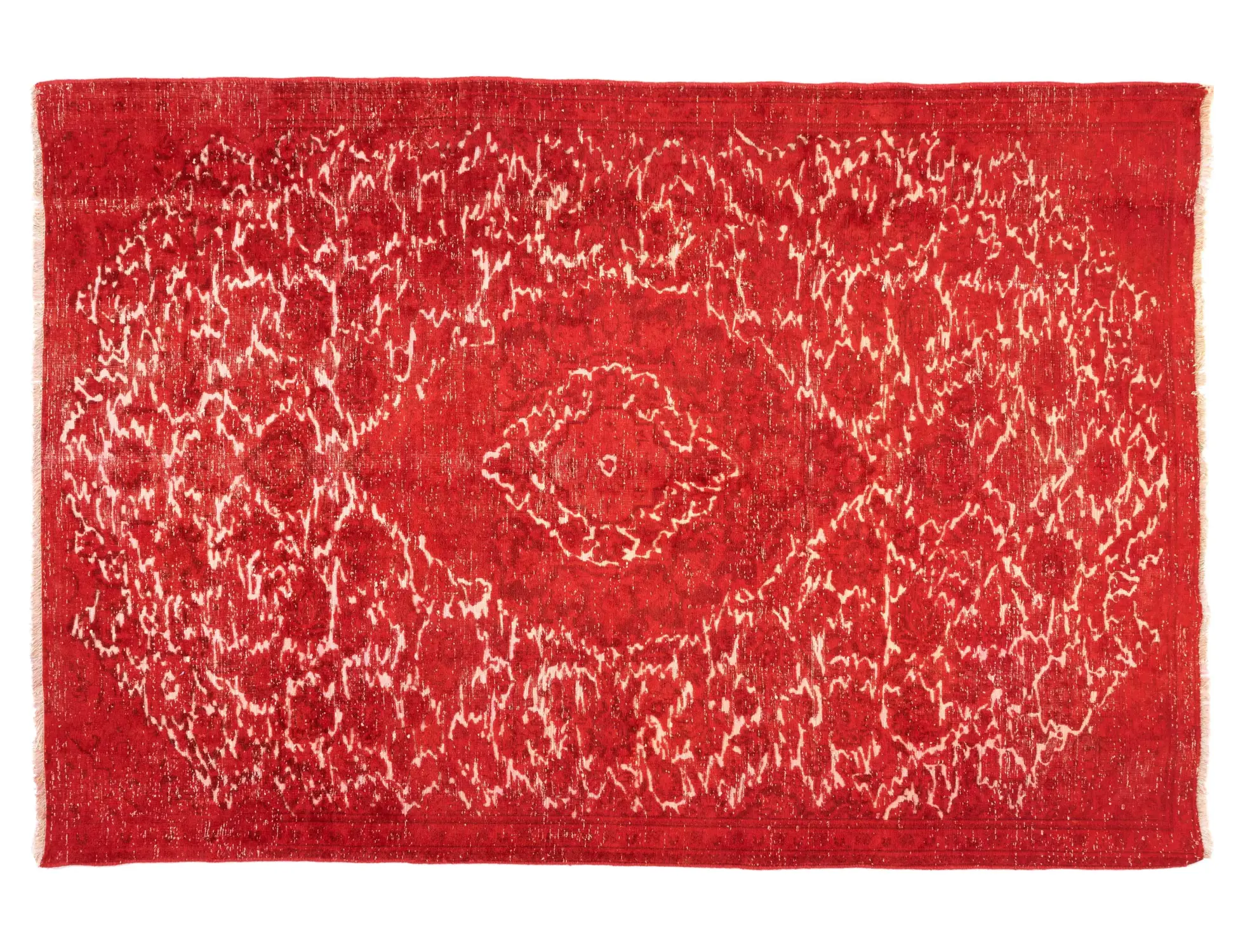 Röda Persien Persisk vintage matta  245 x 170 cm - Unik handgjord matta