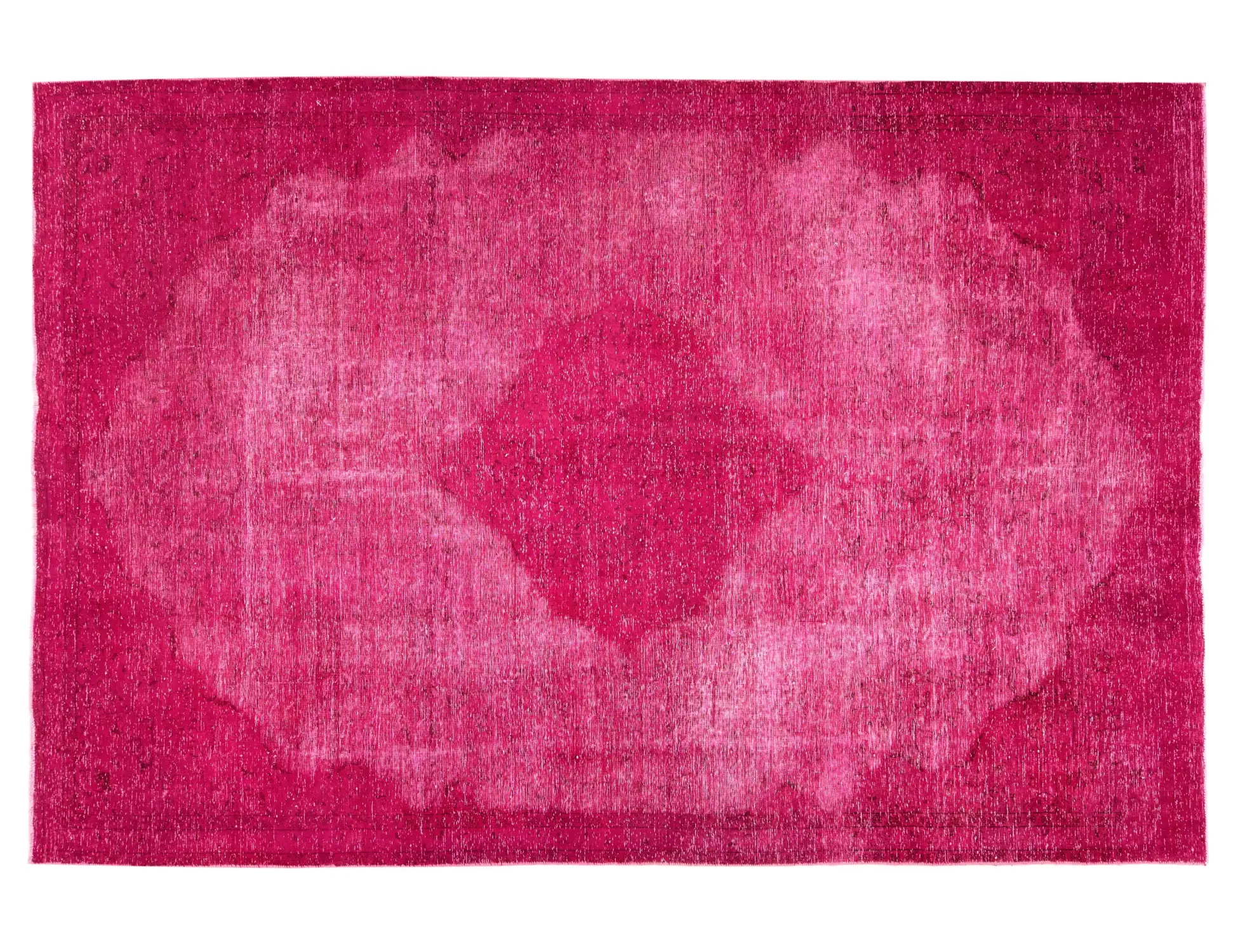 Rosa Persien Persischer Vintage Teppich  350 x 214 cm - Einzigartiger handgefertigter Teppich