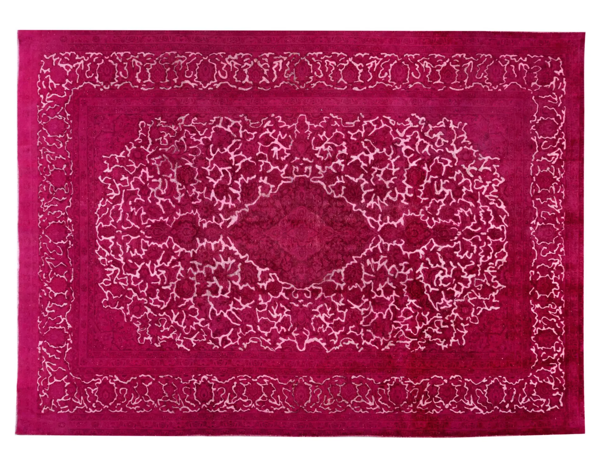 Grå persia Persisk vintage teppe  340 x 235 cm - Unikt håndlaget teppe