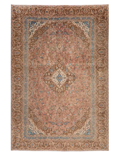 Bruin Perzië Perzisch Vintage Tapijt  347 x 270 cm