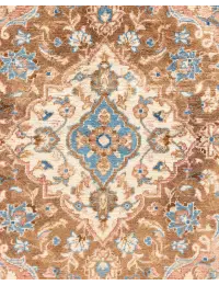 Bruin Perzië Perzisch Vintage Tapijt  347 x 270 cm