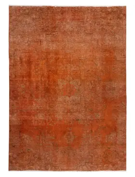 Orange Persan Tapis Persan vintage  290 x 210 cm