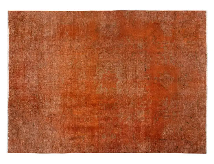 Orange Persan Tapis Persan vintage  290 x 210 cm