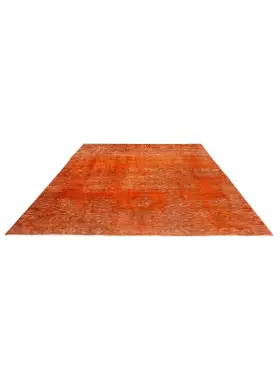 Orange Persan Tapis Persan vintage  290 x 210 cm