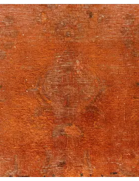 Orange Persan Tapis Persan vintage  290 x 210 cm