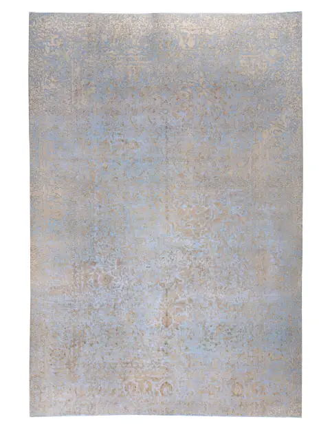 Grau Persien Persischer Vintage Teppich 403 x 290 cm
