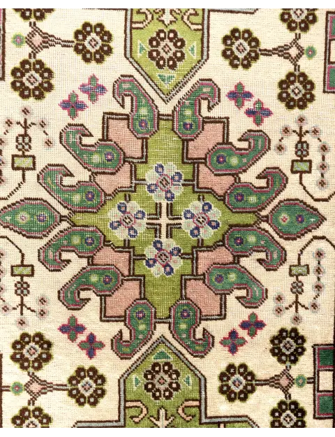 Grün Persien Persischer Vintage Teppich  143 x 85 cm
