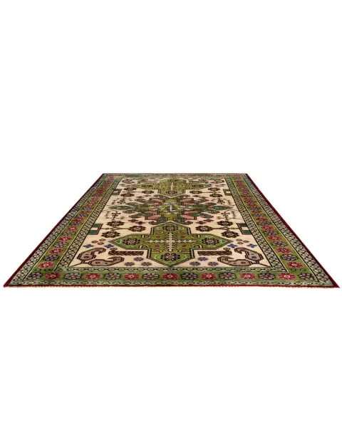 Grün Persien Persischer Vintage Teppich  143 x 85 cm