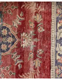 Rood Perzië Perzisch Vintage Tapijt  136 x 109 cm