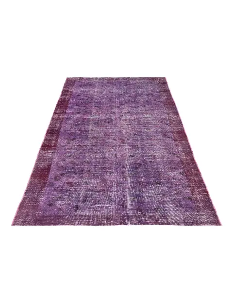 Lila Türkei  Vintage Teppich  288 x 114 cm