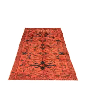 Oransje Persia Persisk vintage teppe  310 x 67 cm