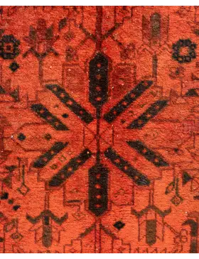 Oransje Persia Persisk vintage teppe  310 x 67 cm