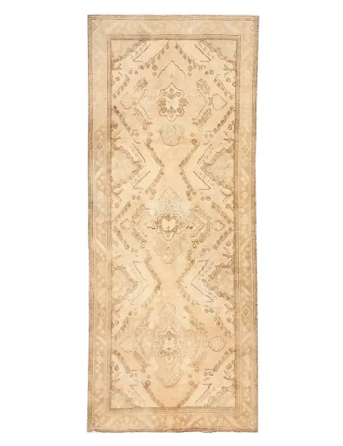 Beige Persia Alfombra persa vintage  300 x 124 cm