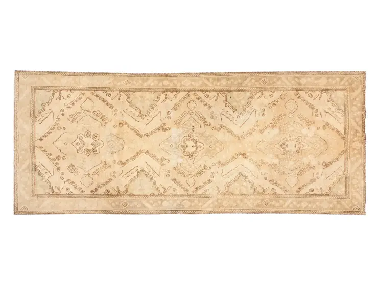 Beige Persa Alfombra persa vintage  300 x 124 cm