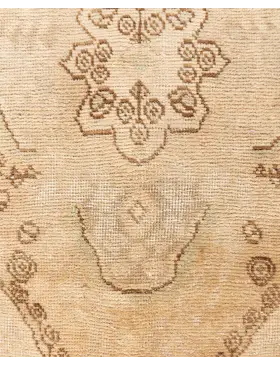 Beige Persien Persisk Vintagetæppe  300 x 124 cm