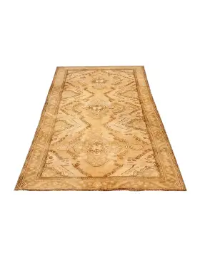 Beige Persien Persisk Vintagetæppe  300 x 124 cm