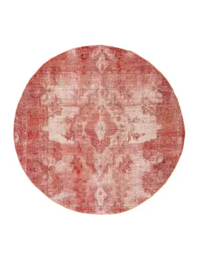 Rød Persien Persisk Vintagetæppe  230 x 230 cm